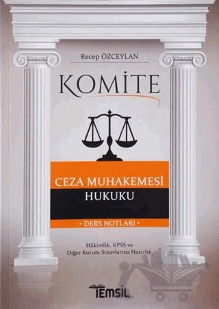 Komite Ceza Muhakemesi Hukuku Ders Notları – Recep Özceylan – Temsil Kitap kitap kapağı