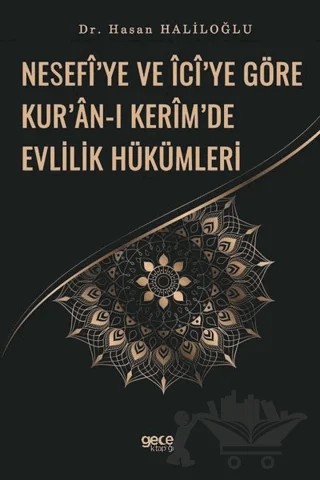 Nesefi’ye ve İci’ye Göre Kur’an-ı Kerim’de Evlilik Hükümleri – Hasan Haliloğlu – Gece Kitaplığı kitap kapağı