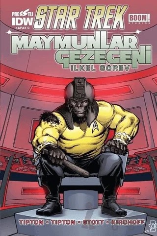 Star Trek Maymunlar Gezegeni - Kapak C – David Tipton, Scott Tipton – Presstij Kitap kitap kapağı