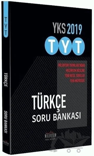 2019 YKS - TYT Türkçe Soru Bankası – Kolektif – Milenyum kitap kapağı