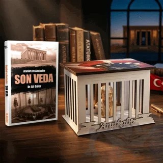 Son Veda ve Atatürk Büstlü Ahşap Anıtkabir Işıklı Maket – Ali Güler – Halk Kitabevi kitap kapağı