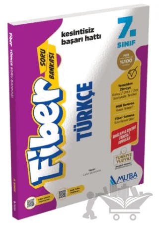 7. Sınıf Türkçe Fiber Soru Bankası – Cahit Şenkaya – Muba Yayınları kitap kapağı