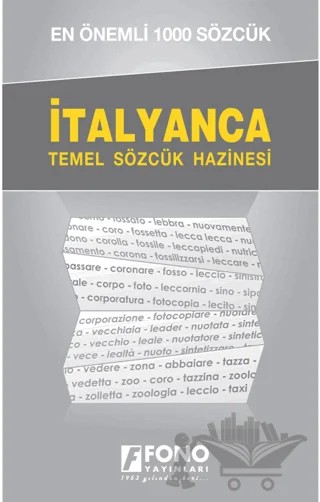 İtalyancada En Önemli 1000 Sözcük – Kolektif – Fono Yayınları kitap kapağı