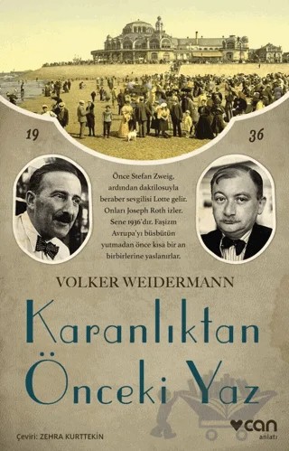 Karanlıktan Önceki Yaz – Volker Weidermann – Can Yayınları kitap kapağı
