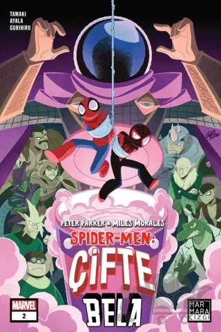 Peter Parker ve Miles Morales Spider-Men: Çifte Bela #2 – Mariko Tamaki, Vita Ayala – Marmara Çizgi kitap kapağı
