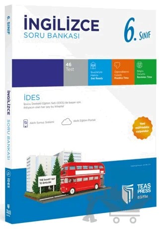 6. Sınıf İDES İngilizce Soru Bankası – Kolektif – Teas Press kitap kapağı