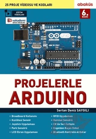 Projelerle Arduino – Sertan Deniz Saygılı – Abaküs Kitap kitap kapağı