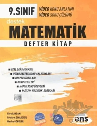 9. Sınıf Matematik Defter Kitap – Kolektif – ENS Yayınları kitap kapağı