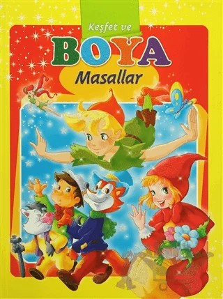 Masallar - Keşfet ve Boya – Kolektif – Revzen Kitap kitap kapağı
