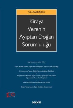 Kiraya Verenin Ayıptan Doğan Sorumluluğu – Tahir Sarıdoğan – Seçkin Yayıncılık kitap kapağı