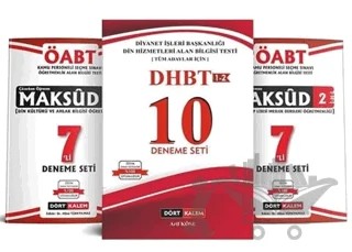 DHBT 3'lü Deneme Seti – Kolektif – Dört Kalem Yayınları kitap kapağı