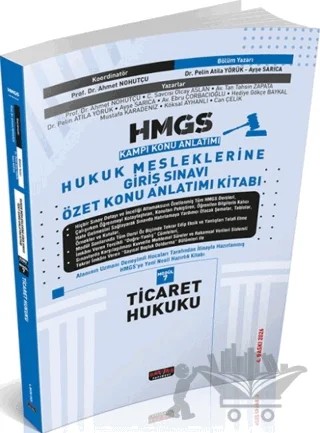 2026 HMGS Ticaret Hukuku Özet Konu Anlatımı – Kolektif – Savaş Yayınevi kitap kapağı
