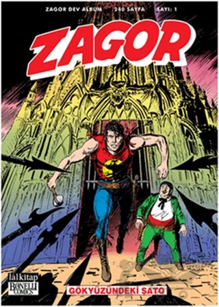 Zagor Dev Albüm Sayı: 1 Gökyüzündeki Şato – Moreno Burattini – Lal Kitap kitap kapağı