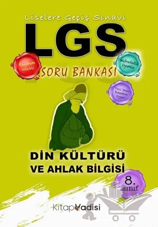 8. Sınıf LGS Din Kültürü ve Ahlak Bilgisi Soru Bankası – Hüseyin Toker – Kitap Vadisi Yayınları kitap kapağı