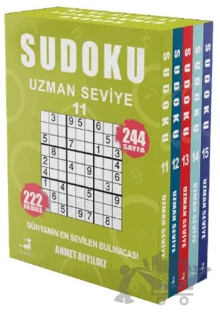 Sudoku Uzman Seviye 5 Kitap Set – Ahmet Ayyıldız – Olimpos Yayınları kitap kapağı
