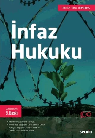 İnfaz Hukuku – Timur Demirbaş – Seçkin Yayıncılık kitap kapağı