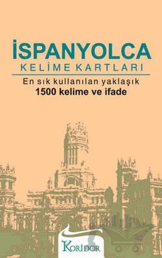 İspanyolca Kelime Kartları – Kolektif – Koridor Yayıncılık kitap kapağı