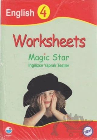 Worksheets Magic Star İngilizce Yaprak Testler English 4 – Kolektif – Engin Yayınevi kitap kapağı