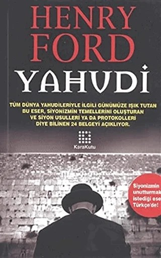 Yahudi – Henry Ford – Karakutu Yayınları kitap kapağı