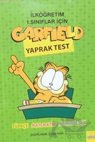 Garfield Yaprak Test: Türkçe - Matematik - Hayat Bilgisi – Çiçek Kına – Güloğlu Yayıncılık kitap kapağı