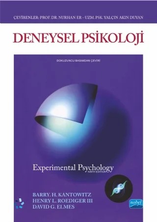 DENEYSEL PSİKOLOJİ - Experimental Psychology – Barry H. KANTOWITZ, Henry L. ROEDIGER III, David G. ELMES – Nobel Akademik Yayıncılık kitap kapağı