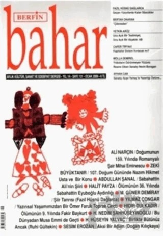Berfin Bahar Aylık Kültür, Sanat ve Edebiyat Dergisi Sayı: 131 – Berfin Bahar Dergisi kitap kapağı