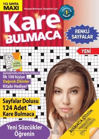 Maxi Kare Bulmaca 24 – Bertan Kodamanoğlu – Maxi Yayıncılık kitap kapağı