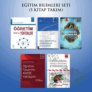 Eğitim Bilimleri Seti (5 kitap takım) – Kolektif – Eğitim Yayınevi kitap kapağı