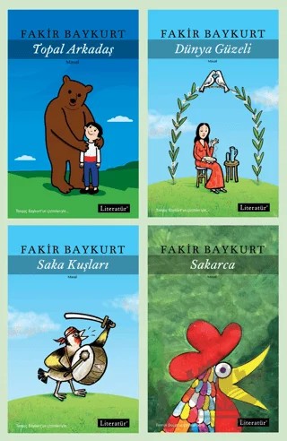 Fakir Baykurt Çocuk Kitapları Seti (4 Kitap Takım) – Fakir Baykurt – Literatür Yayıncılık kitap kapağı
