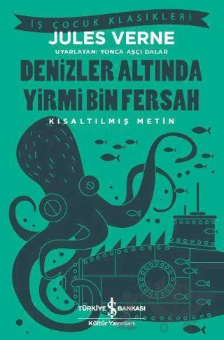 Denizler Altında Yirmi Bin Fersah – Jules Verne – İş Bankası Kültür Yayınları kitap kapağı
