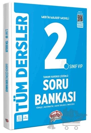 2. Sınıf Tüm Dersler Soru Bankası Karekod Çözümlü – Kolektif – Editör Yayınevi kitap kapağı