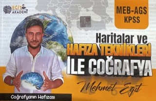 MEB AGS Haritalar ve Hafıza Teknikleriyle Coğrafya – Mehmet Eğit – Eğit Akademi kitap kapağı