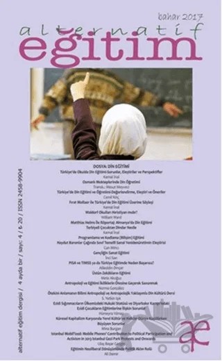 Alternatif Eğitim Dergisi Sayı: 4 Bahar 2017 – Yeni İnsan Yayınevi kitap kapağı