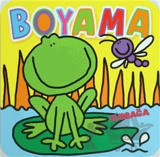 Kurbağa - Boyama – Kolektif – Net Çocuk Yayınları kitap kapağı