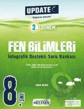 8. Sınıf 2. Dönem Fen Bilimleri Update İnfografik Soru Bankası – Kolektif – Okyanus Yayınları kitap kapağı