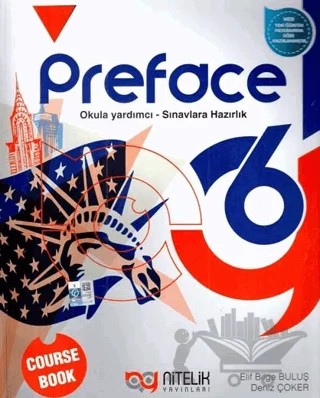 6. Sınıf Preface Course Book – Elif Bilge Buluş, Deniz Çöker – Nitelik Yayınları - Bayilik kitap kapağı