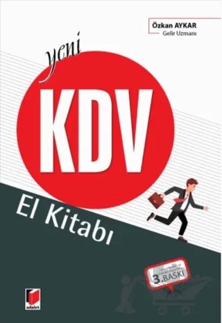 Yeni KDV El Kitabı – Özkan Aykar – Adalet Yayınevi kitap kapağı