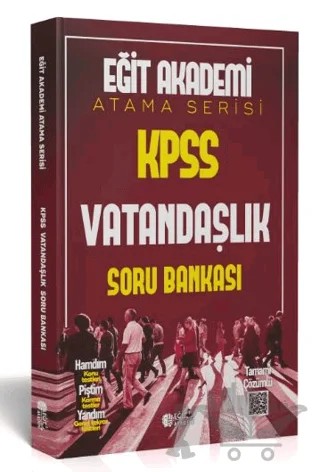 KPSS Vatandaşlık Atama Serisi Soru Bankası – Mehmet Eğit – Eğit Akademi kitap kapağı