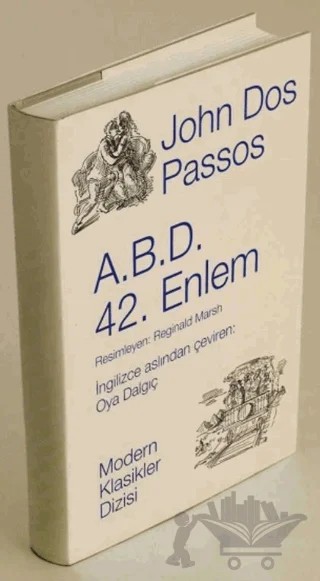 A.B.D. 1 42. Enlem – John Dos Passos – İş Bankası Kültür Yayınları kitap kapağı