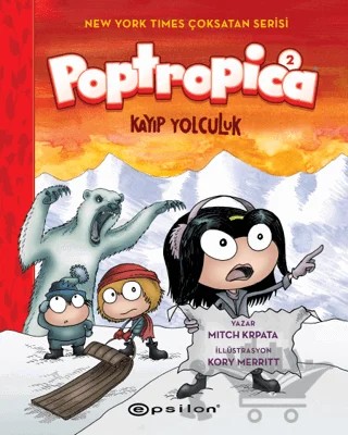 Poptropica 2 - Kayıp Yolculuk – Mitch Krpata – Epsilon Yayınevi kitap kapağı