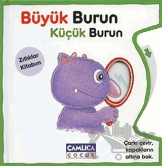 Büyük Burun Küçük Burun - Zıtlıklar Kitabım – Steve Augarde – Çamlıca Çocuk Yayınları kitap kapağı