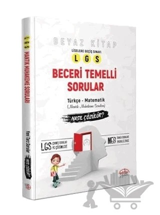 LGS Beceri Temelli Sorular Beyaz Kitap – Kolektif – Editör Yayınevi kitap kapağı