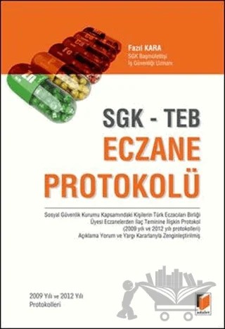 SGK - TEB Eczane Protokolü – Fazıl Kara – Adalet Yayınevi kitap kapağı