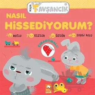Küçük Tavşancık - Nasıl Hissediyorum? – Rasa Dmuchovskiene – Eksik Parça Yayınları kitap kapağı
