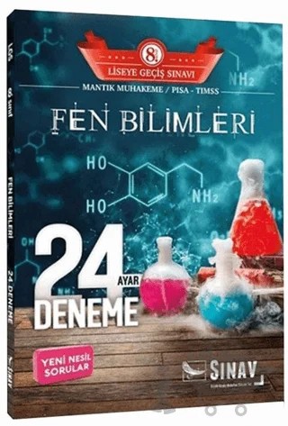 8. Sınıf LGS Fen Bilimleri 24 Ayar Deneme – Kolektif – Sınav Yayınları kitap kapağı