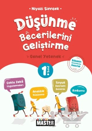 1. Sınıf Junior Master Düşünme Becerilerini Geliştirme Genel Yetenek (Bilsem Sınavlarına Hazırlık) – Kolektif – Okyanus Yayınları kitap kapağı