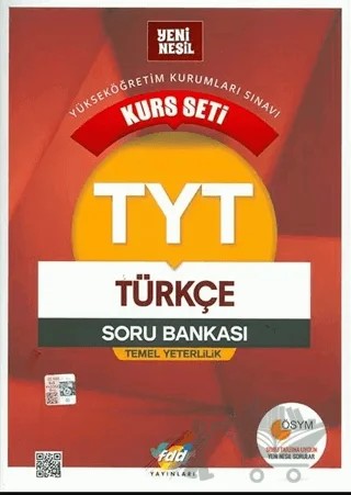 TYT Türkçe Soru Bankası Kurs Seti – Kolektif – Fdd Yayınları kitap kapağı