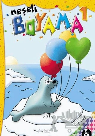 Neşeli Boyama 1 – Fevziye Balcı – Çakıl Yayınları kitap kapağı