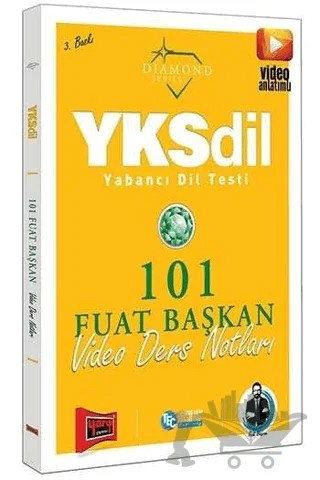 YKSDİL Yabancı Dil Testi 101 Video Ders Notları – Fuat Başkan – Yargı Yayınevi kitap kapağı