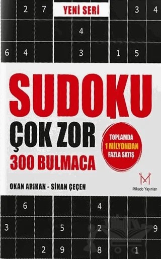 Sudoku - Çok Zor – Kolektif – Mikado Yayınları kitap kapağı
